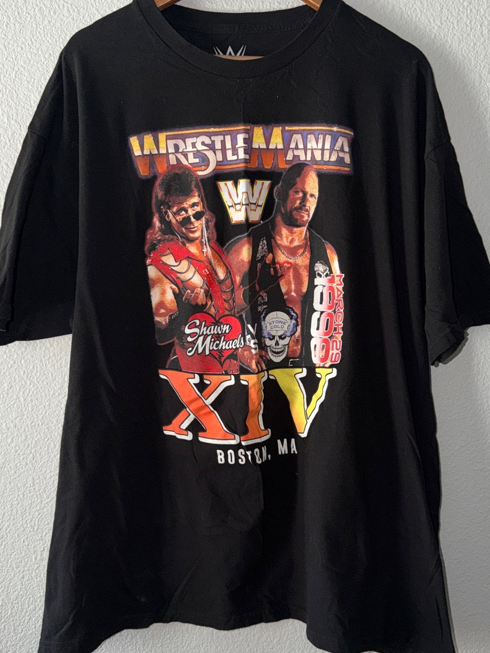WWE WrestleMania XIV T Shirt 3XL Stone Cold Steve Austin Shawn Michaels